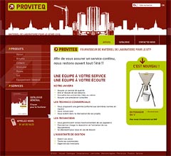 Proviteq : création de site web sous MODx